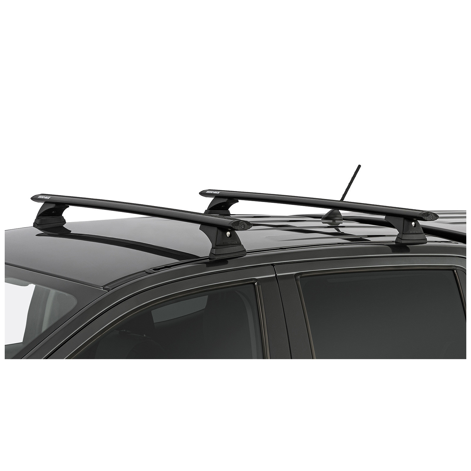Kit 2 barres de toit noires RHINO-RACK Vortex RCH • JB1671 