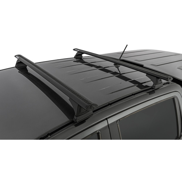 Kit 2 barres de toit noires RHINO-RACK Vortex RCH • JB1671 