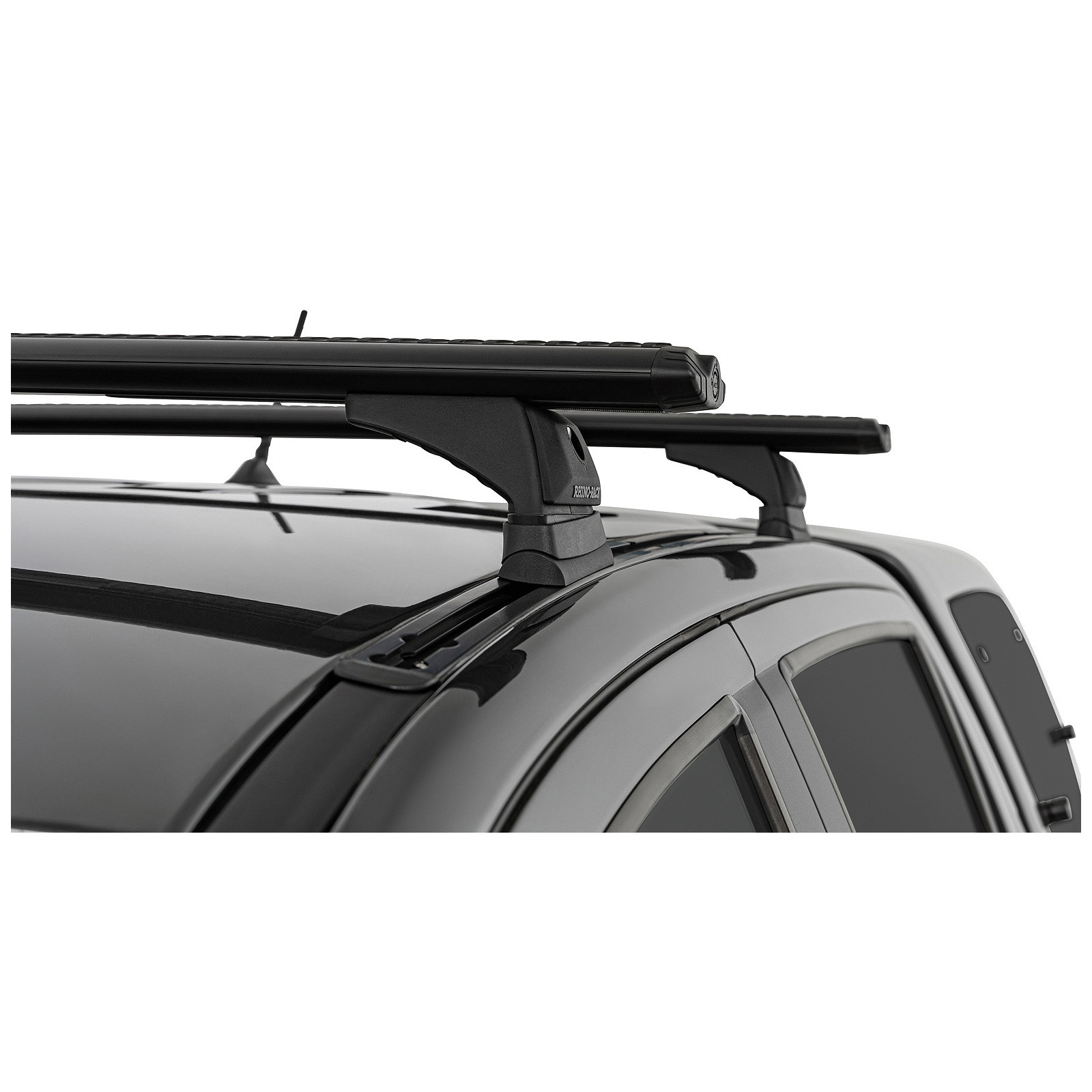 Kit 2 barres de toit noires RHINO-RACK Vortex RCH • JB1671 
