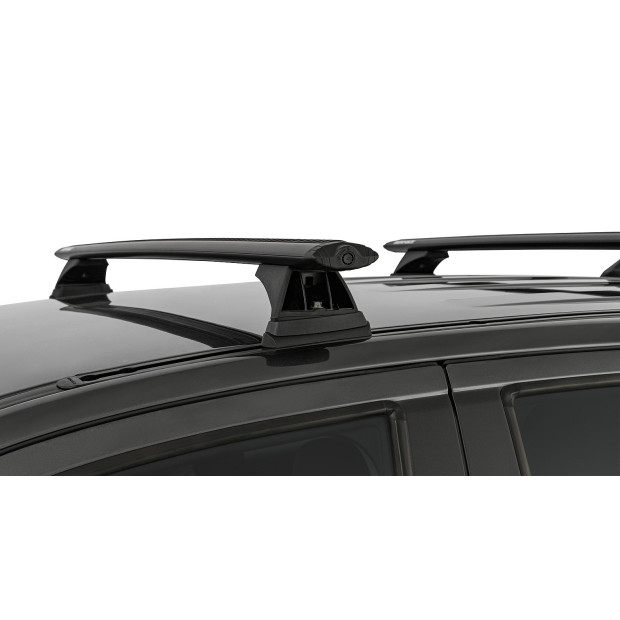 Kit 2 barres de toit noires RHINO-RACK Vortex RCH • JB1671 