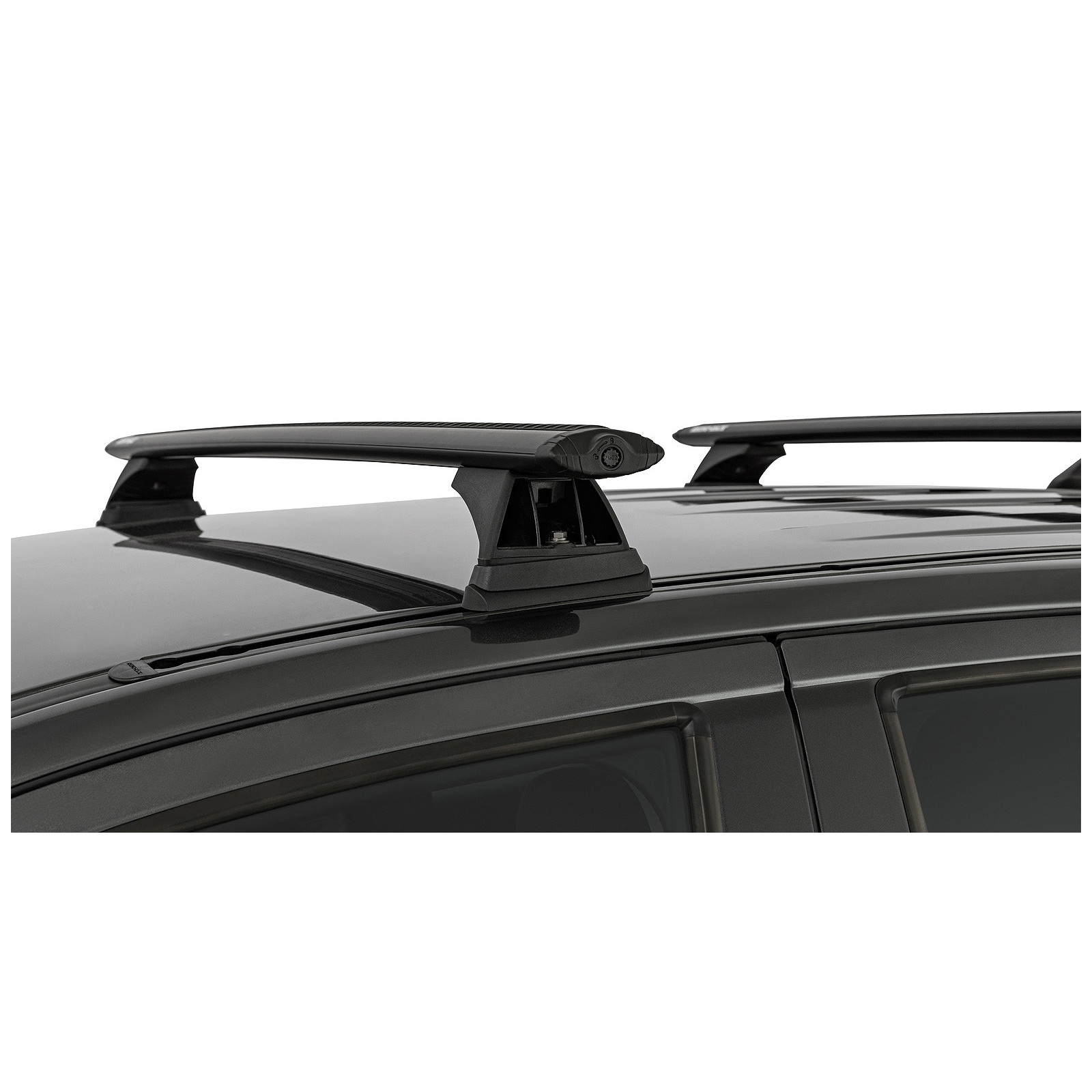 Kit 2 barres de toit noires RHINO-RACK Vortex RCH • JB1671 