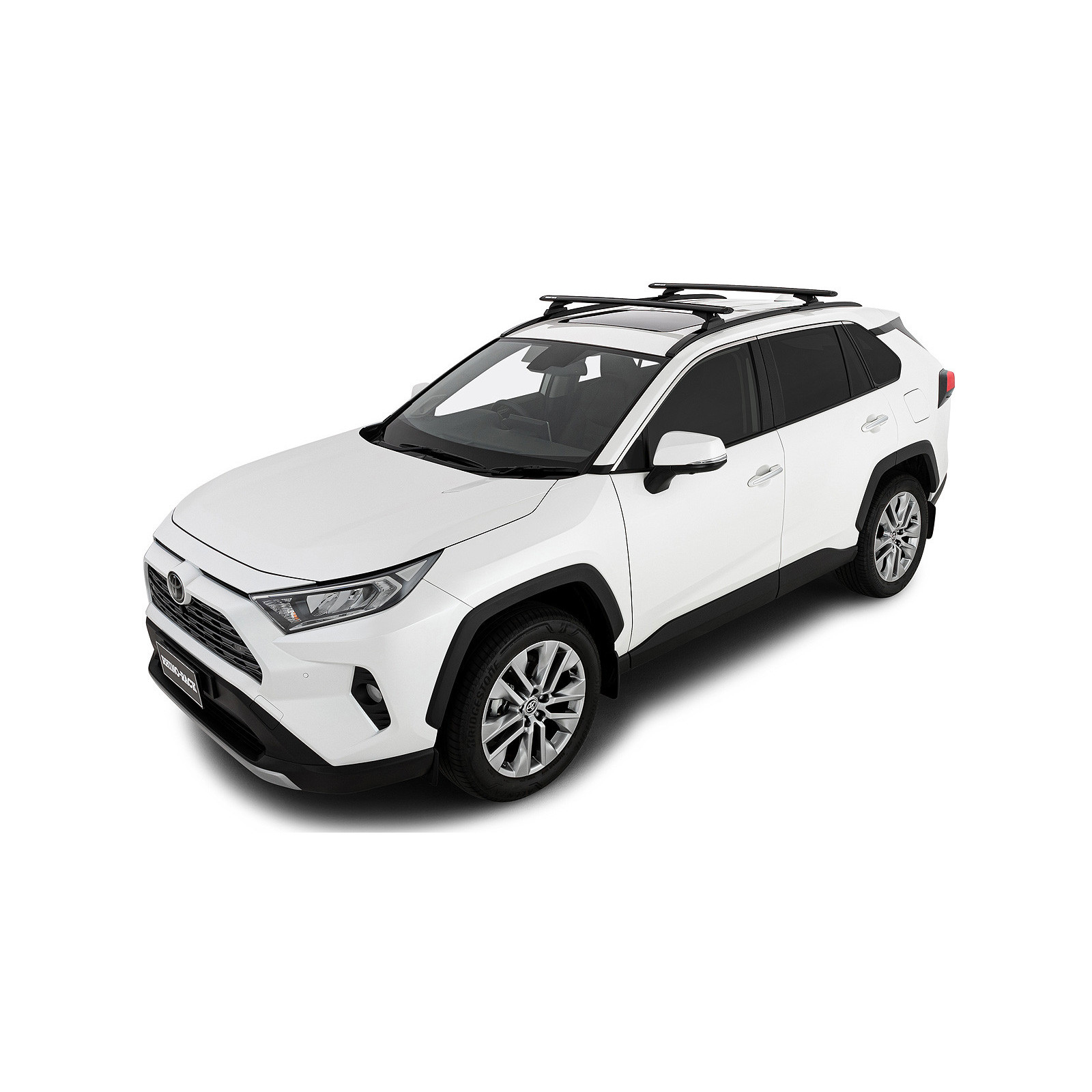 Kit 2 barres de toit noires RHINO-RACK Vortex RCH • JB1676 