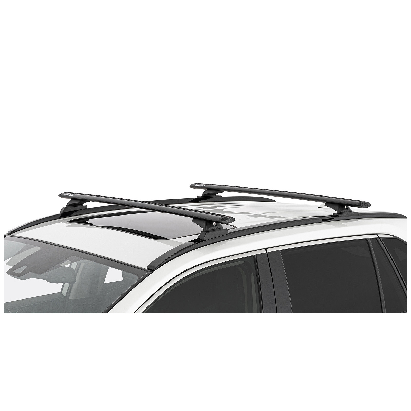 Kit 2 barres de toit noires RHINO-RACK Vortex RCH • JB1676 