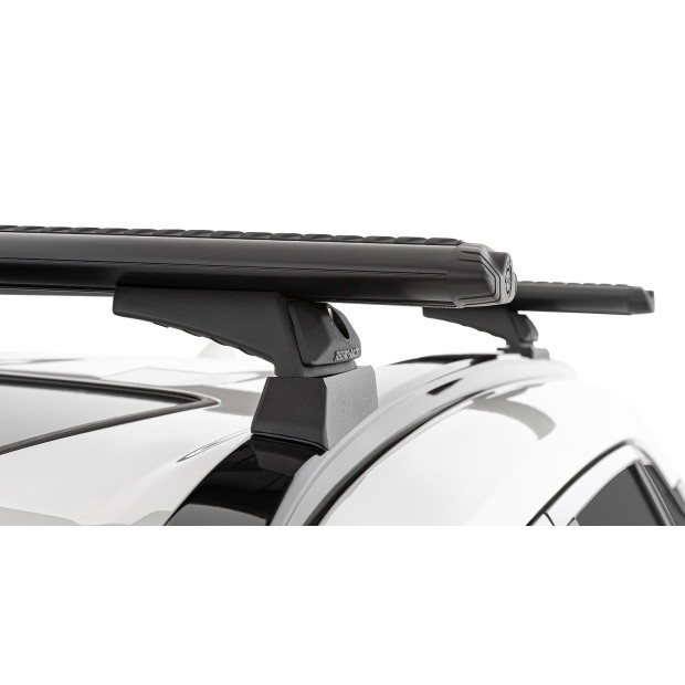 Kit 2 barres de toit noires RHINO-RACK Vortex RCH • JB1676 