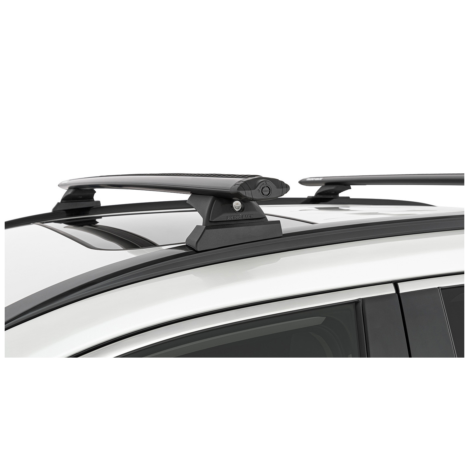 Kit 2 barres de toit noires RHINO-RACK Vortex RCH • JB1676 