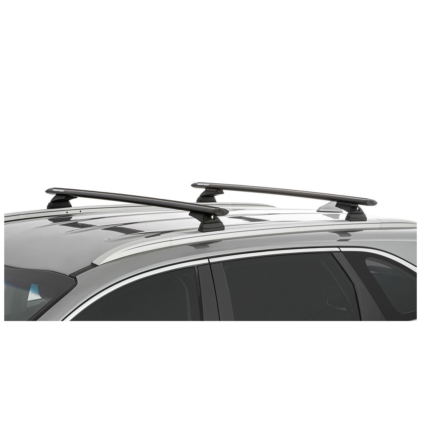 Kit 2 barres de toit noires RHINO-RACK Vortex RCL • JC-00016 