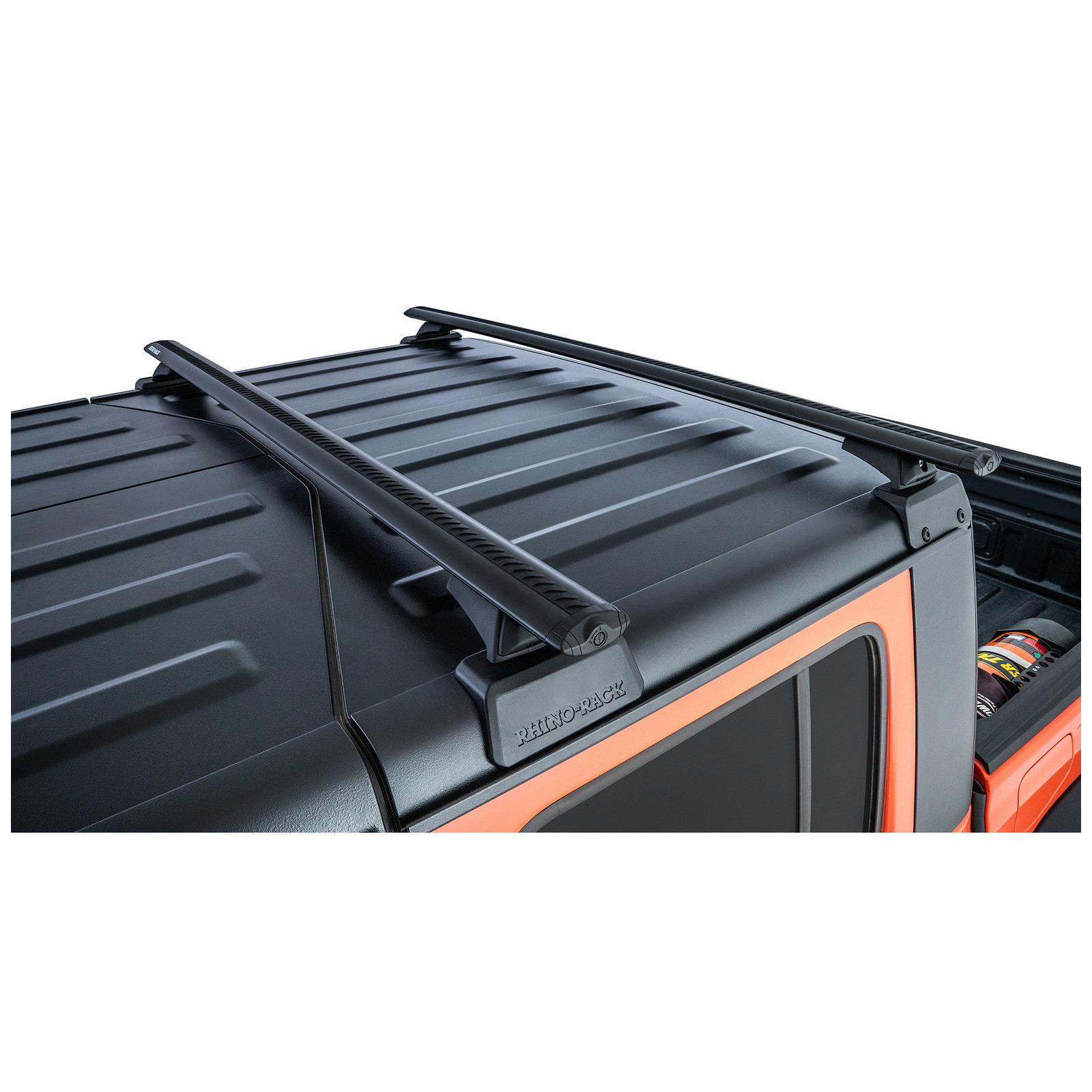 Kit 2 barres de toit noires RHINO-RACK Vortex RCL Backbone • JC-00295 