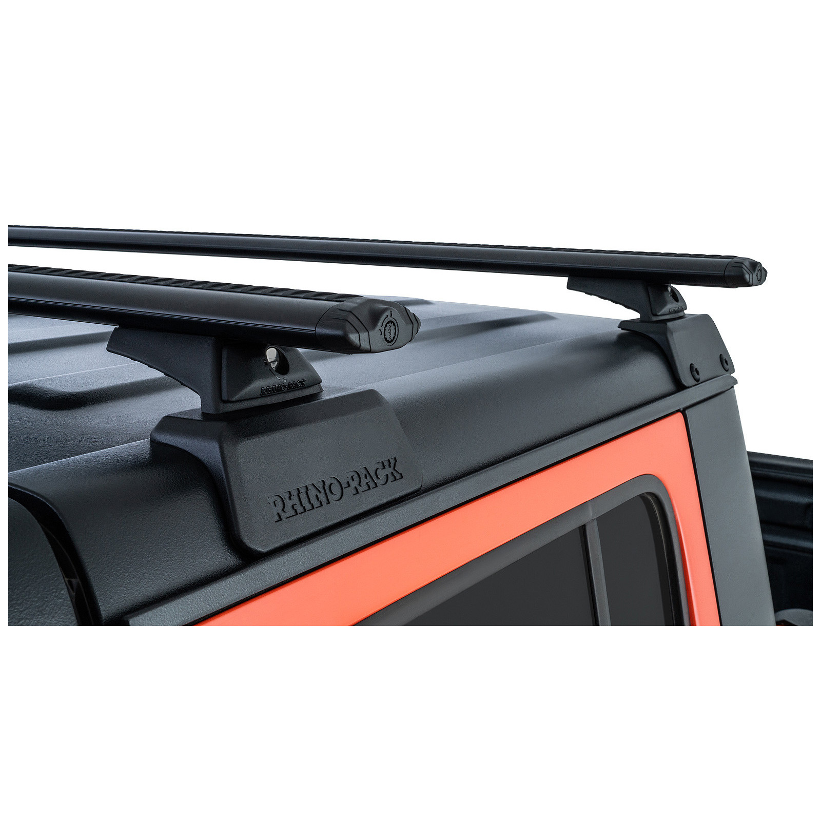 Kit 2 barres de toit noires RHINO-RACK Vortex RCL Backbone • JC-00295 