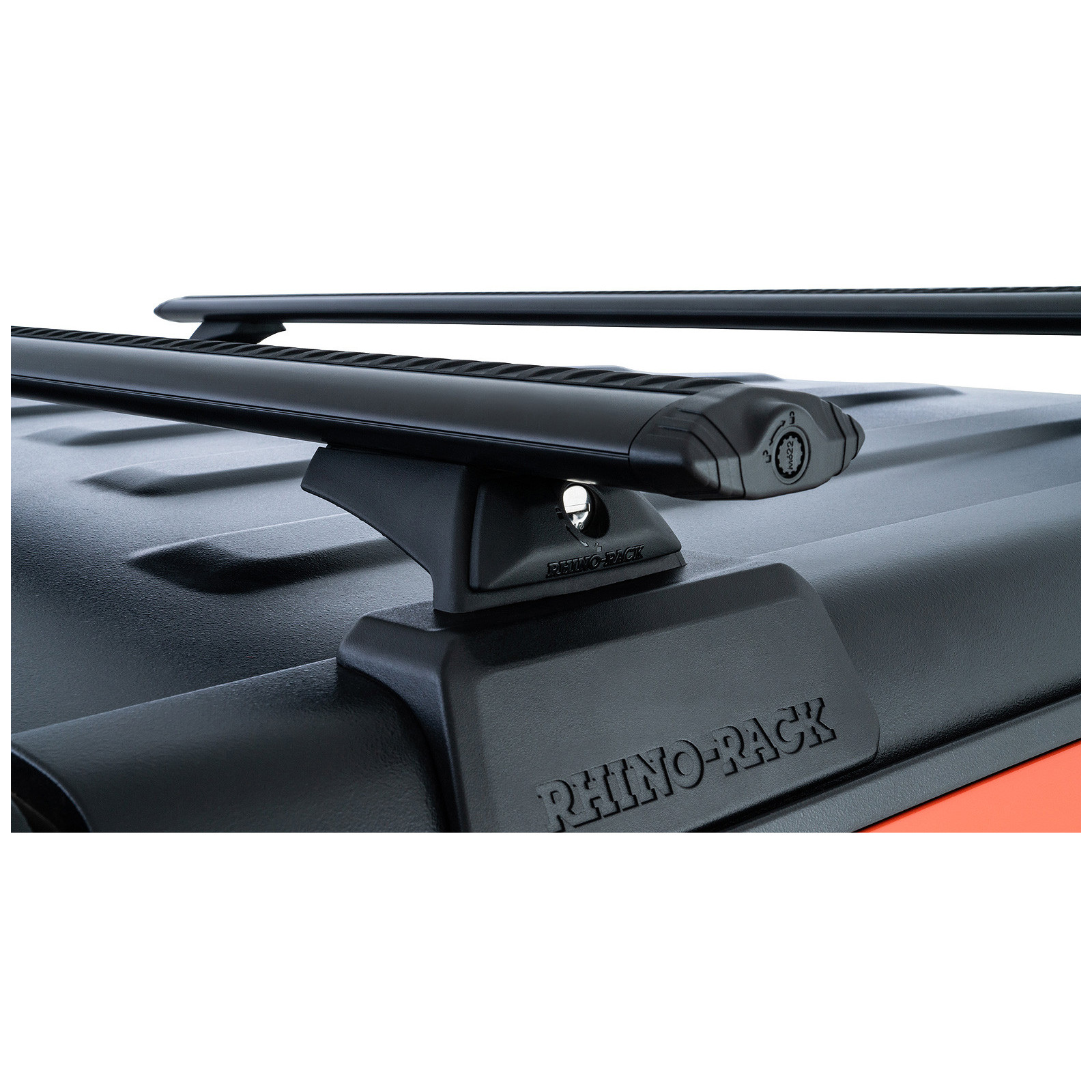 Kit 2 barres de toit noires RHINO-RACK Vortex RCL Backbone • JC-00295 