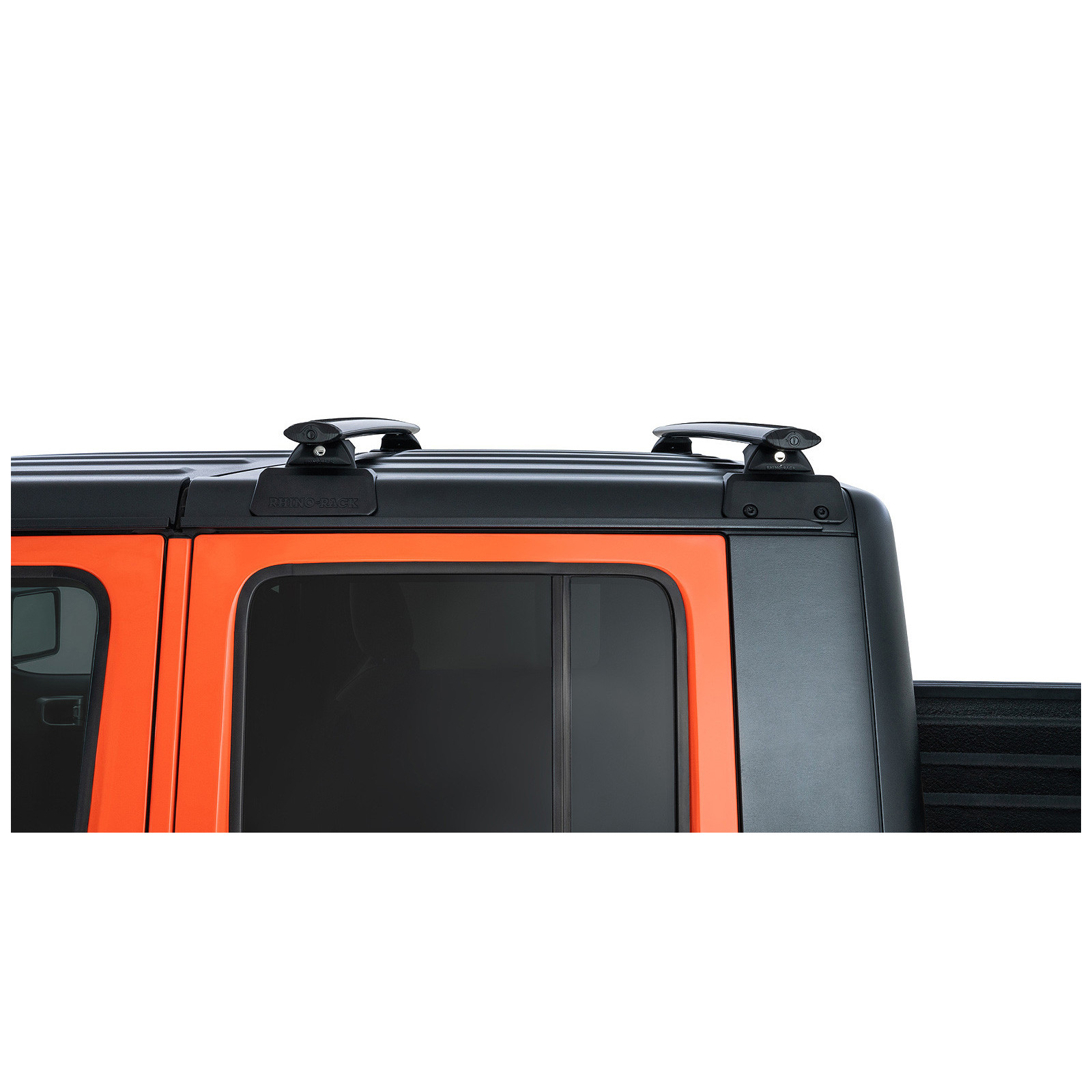 Kit 2 barres de toit noires RHINO-RACK Vortex RCL Backbone • JC-00295 