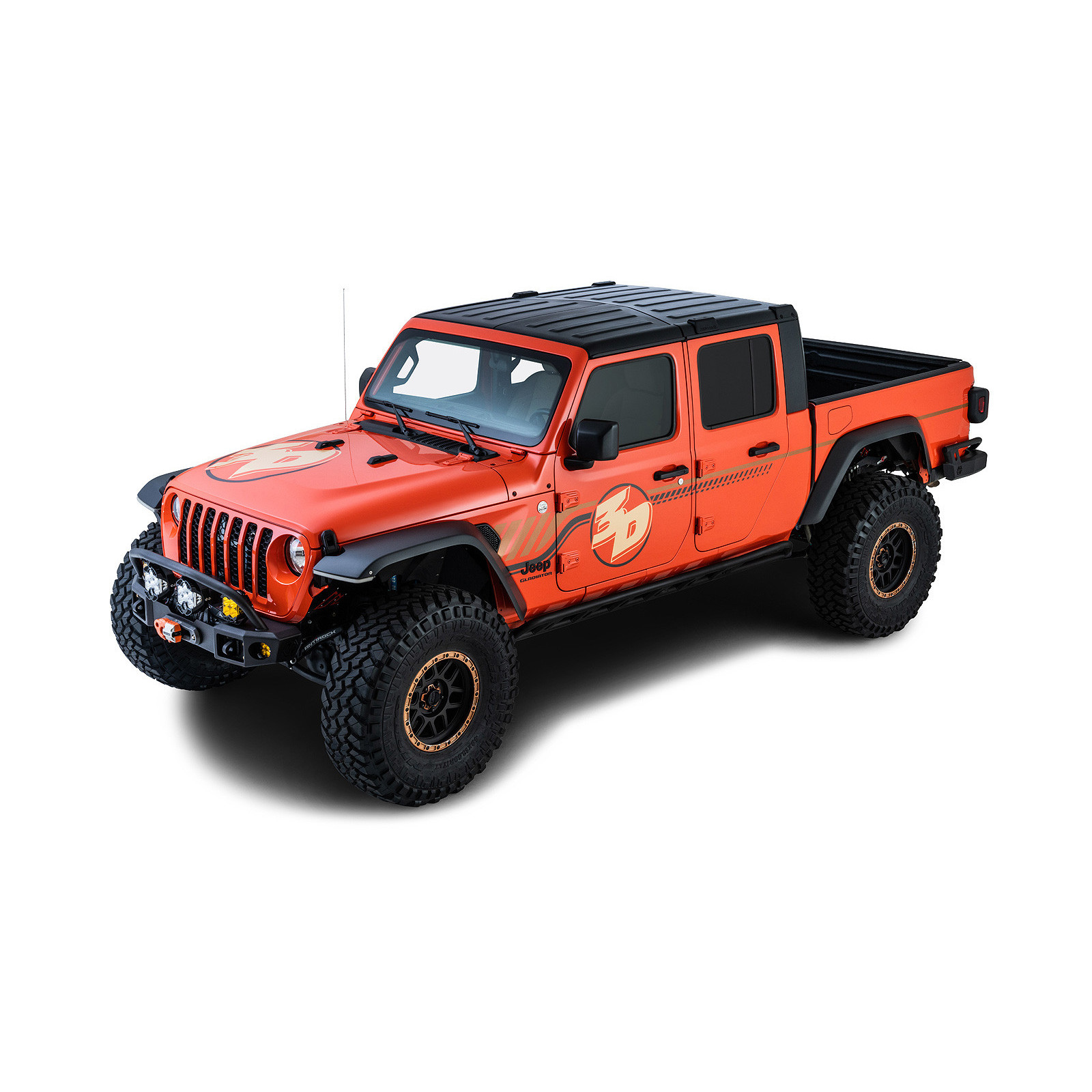 Kit 2 barres de toit noires RHINO-RACK Vortex RCL Backbone • JC-00295 