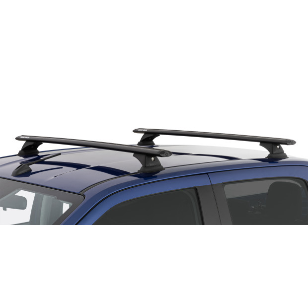 Kit 2 barres de toit noires RHINO-RACK Vortex RCH • JC-00524 