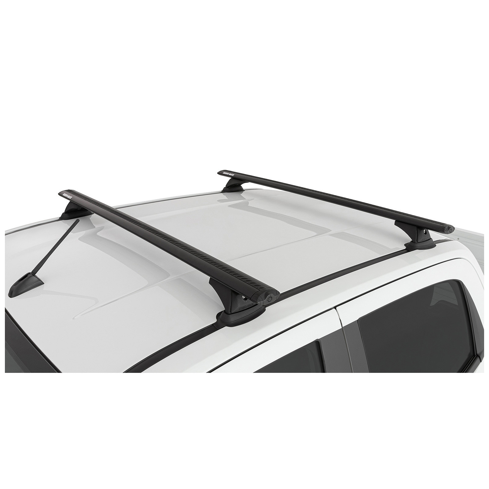 Kit 2 barres de toit noires RHINO-RACK Vortex RCH • JC-00524 