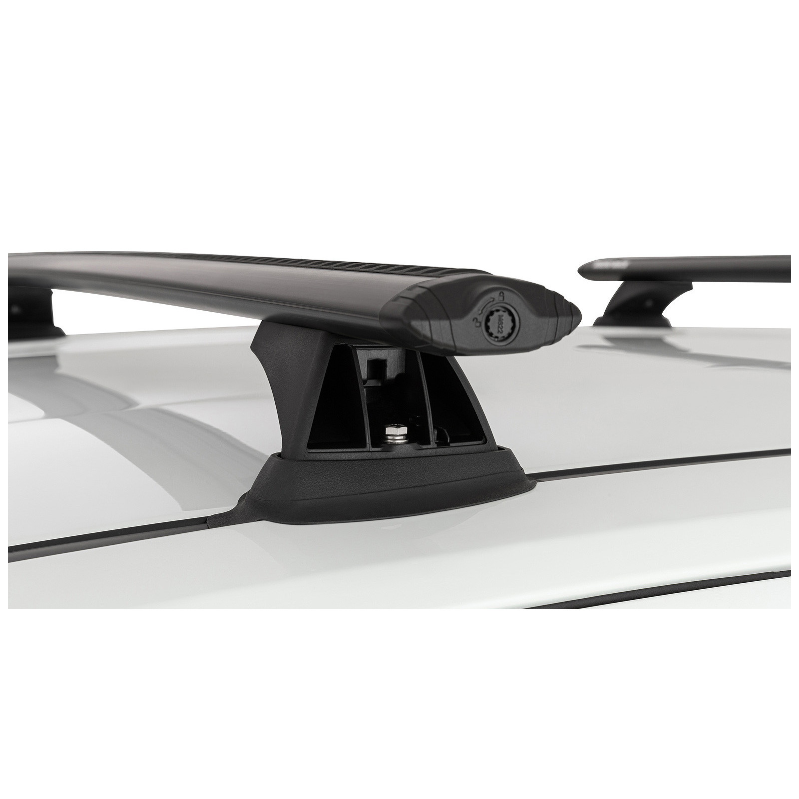 Kit 2 barres de toit noires RHINO-RACK Vortex RCH • JC-00524 