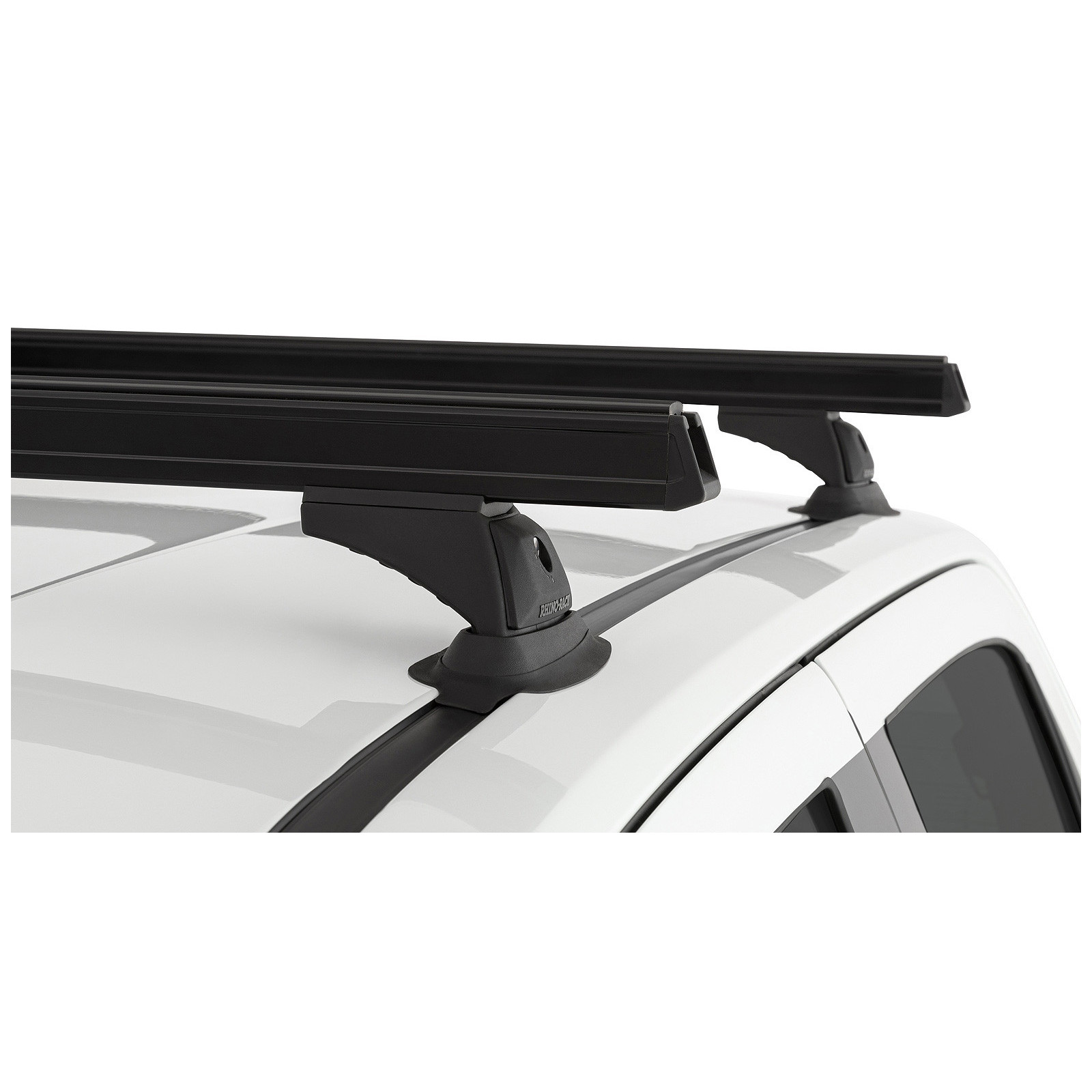 Kit 2 barres de toit noires RHINO-RACK Heavy Duty RCH • JC-00568 