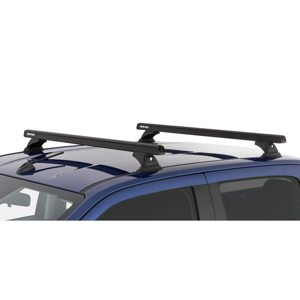 Kit 2 barres de toit noires RHINO-RACK Heavy Duty RCH • JC-00568 