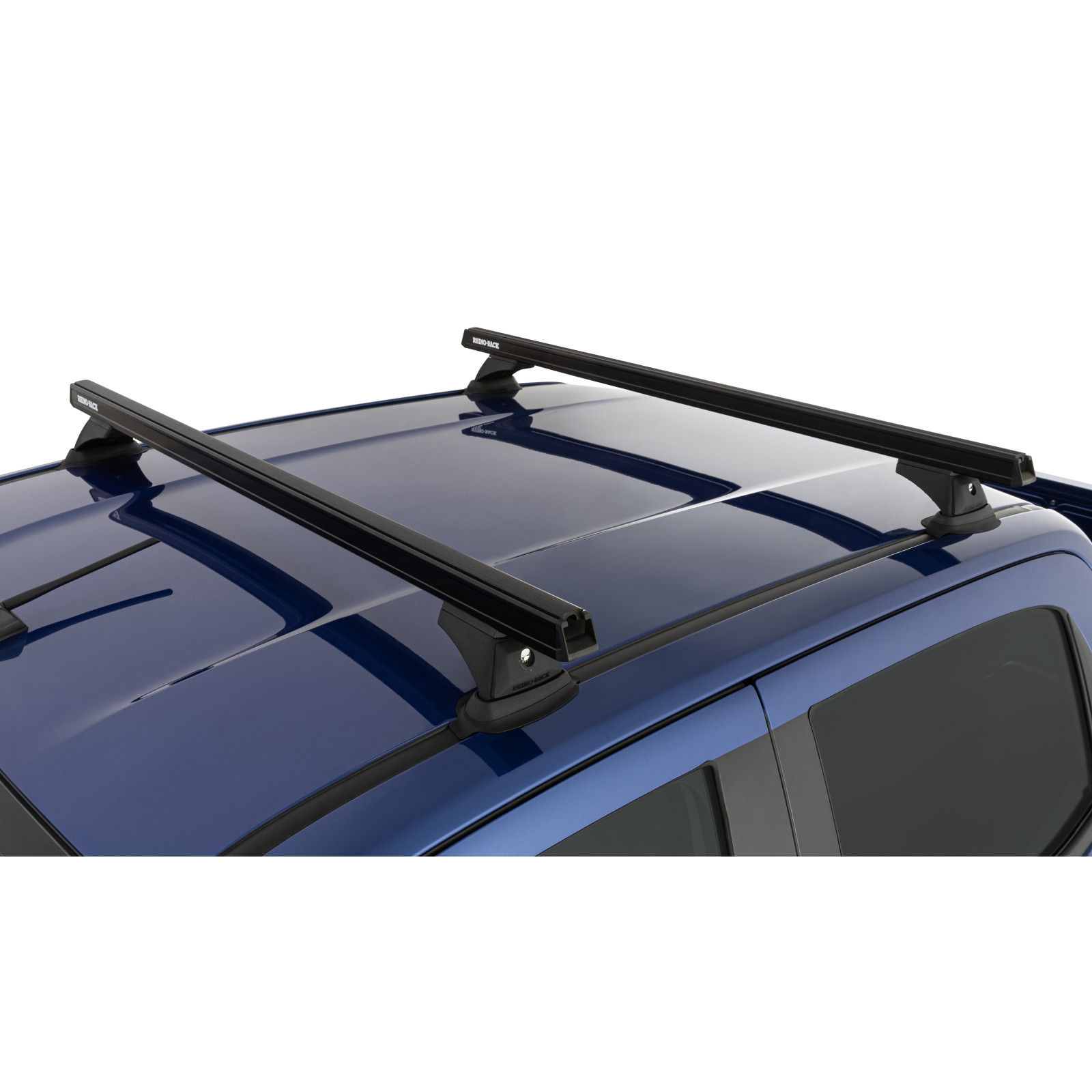 Kit 2 barres de toit noires RHINO-RACK Heavy Duty RCH • JC-00568 