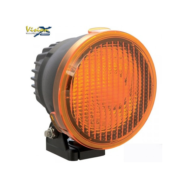 Protection Polycarbonate VISION X CANNON 90W • Cache Jaune (brouillard) Faisceau Flood • PCV-8500YFL