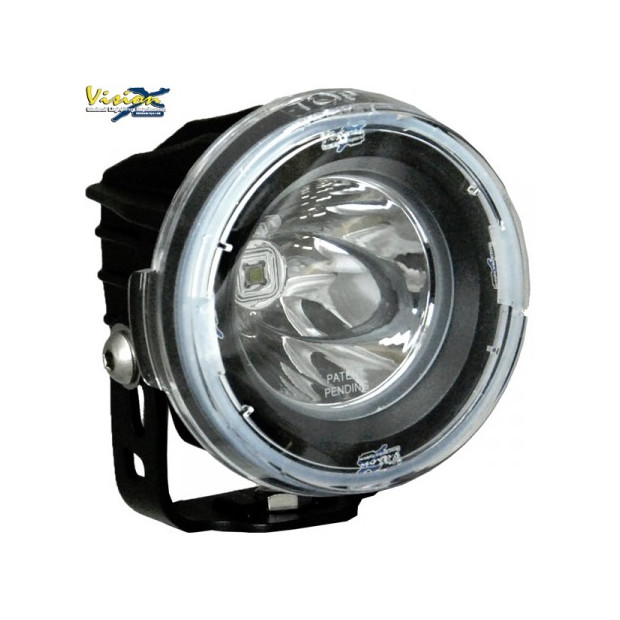 Protection Polycarbonate VISION X OPTIMUS Round 10W • Cache Transparent Neutre • PCV-OPR1