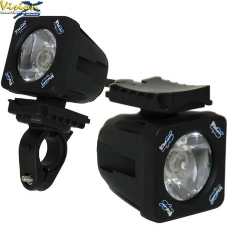 Kit Support Guidon + Support Casque VISION X pour Phare LED SOLSTICE SOLO