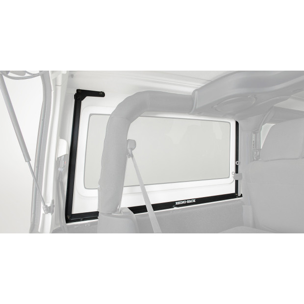 Kit 2 barres de toit noires RHINO-RACK Vortex RCL Backbone • JC-01320 