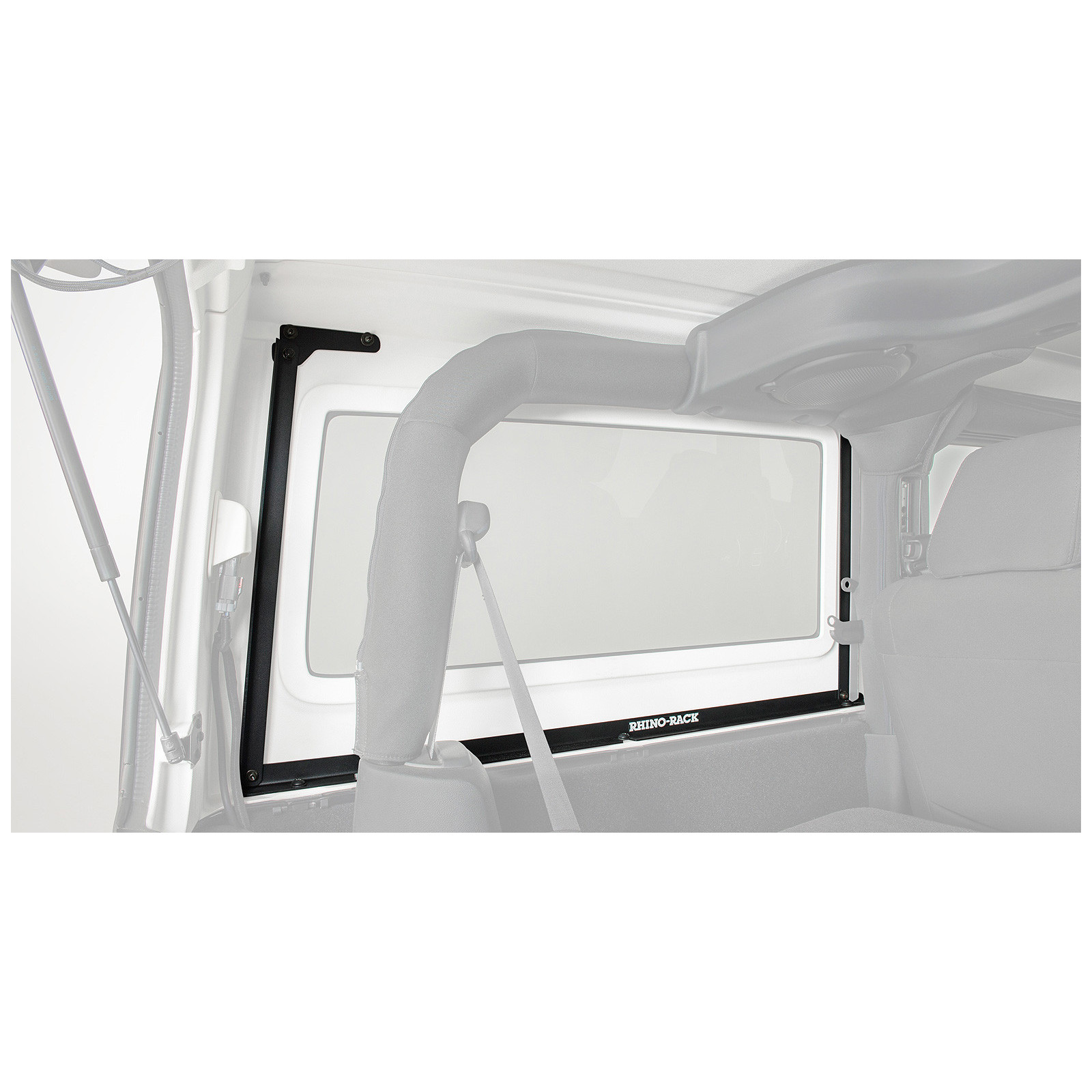 Kit 2 barres de toit noires RHINO-RACK Vortex RCL Backbone • JC-01320 