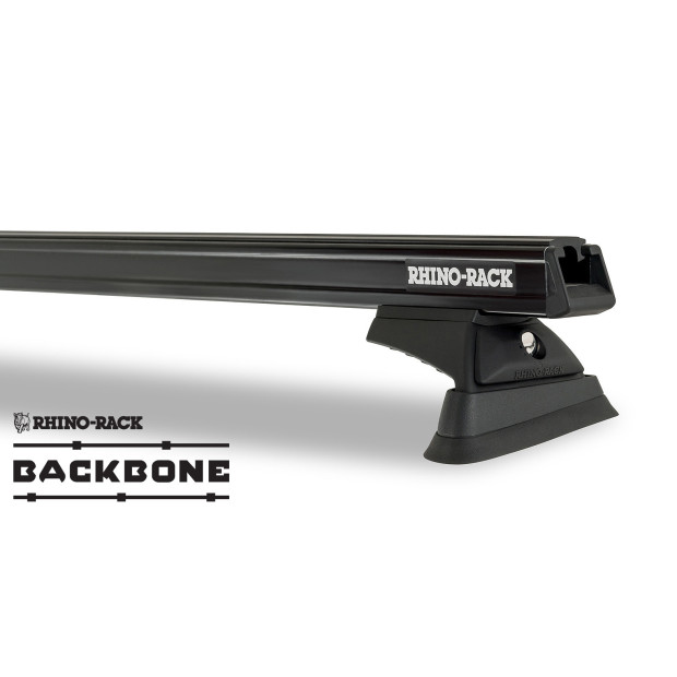 Kit 2 barres de toit noires RHINO-RACK Heavy Duty RCL Backbone • JC-01322 