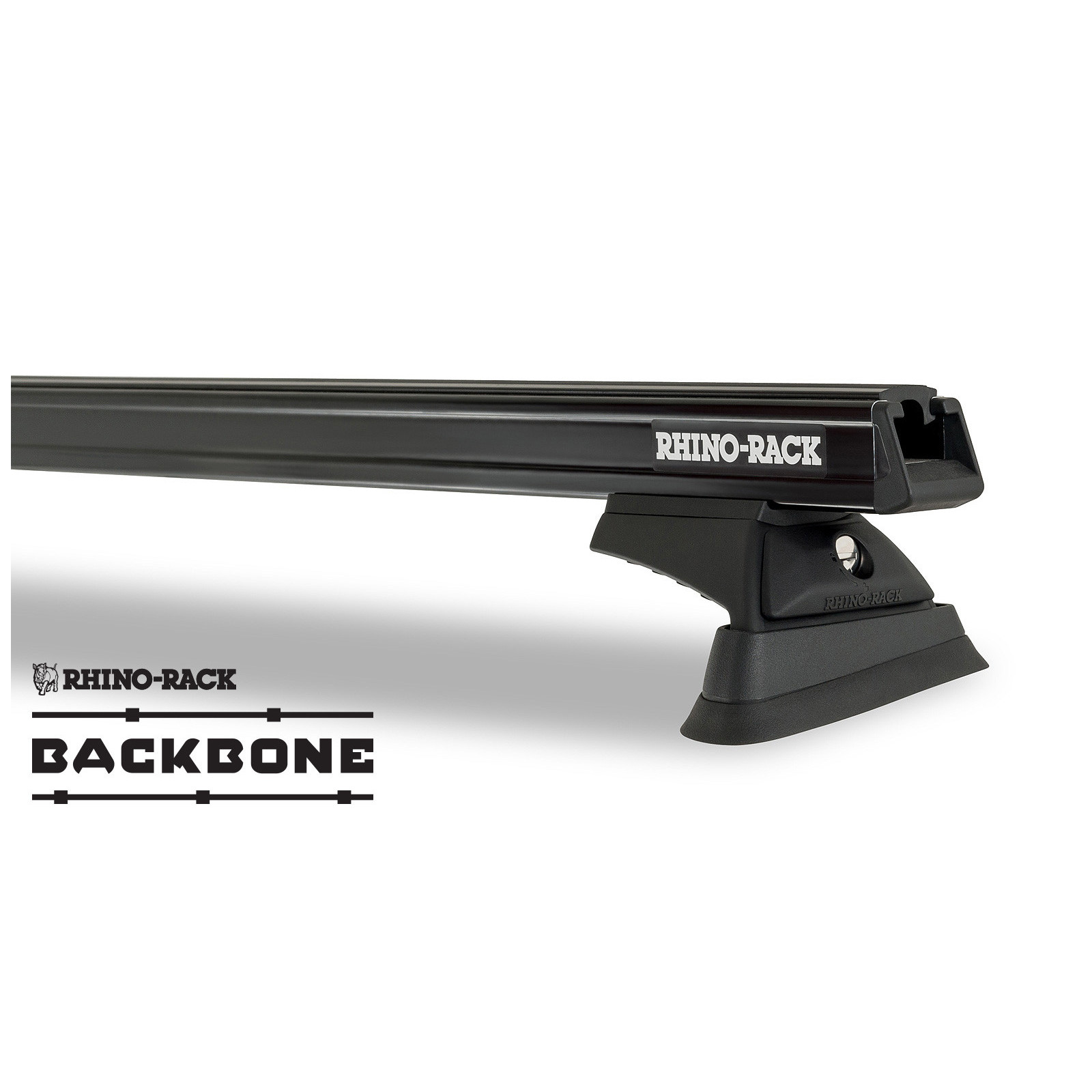 Kit 2 barres de toit noires RHINO-RACK Heavy Duty RCL Backbone • JC-01322 