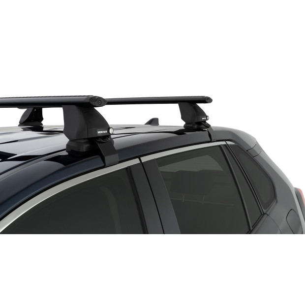 Kit 2 barres de toit noires RHINO-RACK Vortex 2500 • JC-01375 