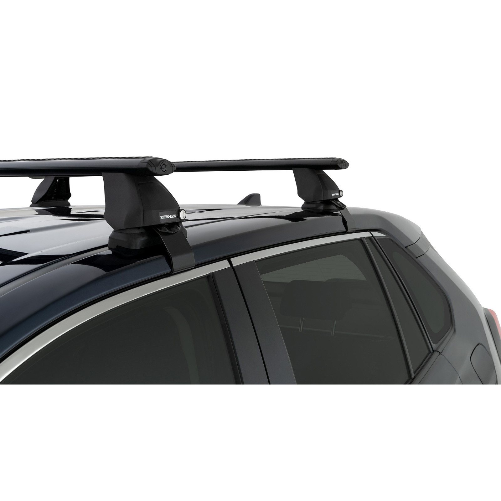 Kit 2 barres de toit noires RHINO-RACK Vortex 2500 • JC-01375 