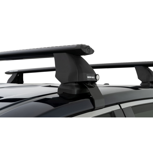 Kit 2 barres de toit noires RHINO-RACK Vortex 2500 • JC-01375 