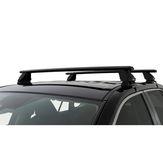 Kit 2 barres de toit noires RHINO-RACK Vortex 2500 • JC-01375 