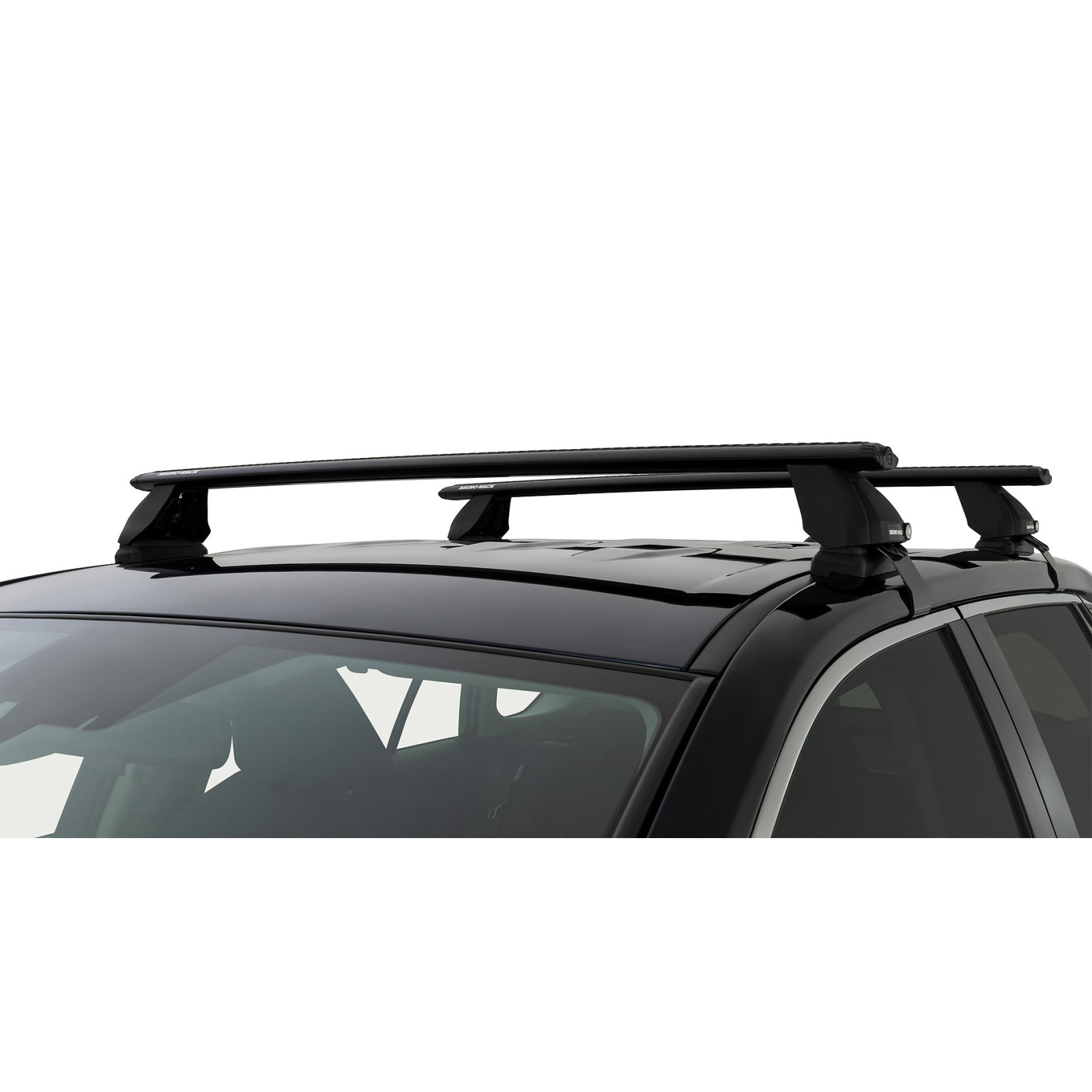 Kit 2 barres de toit noires RHINO-RACK Vortex 2500 • JC-01375 