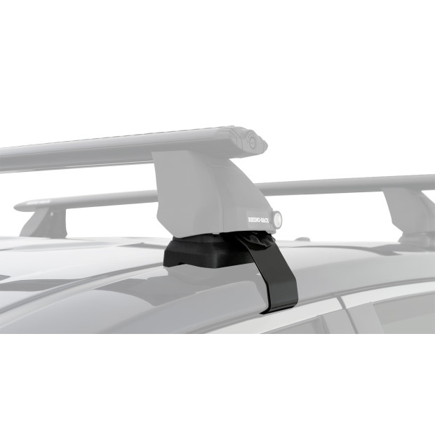 Kit 2 barres de toit noires RHINO-RACK Vortex 2500 • JC-01375 