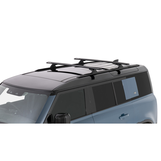 Kit 2 barres de toit noires RHINO-RACK Vortex RCL • JC-01410 