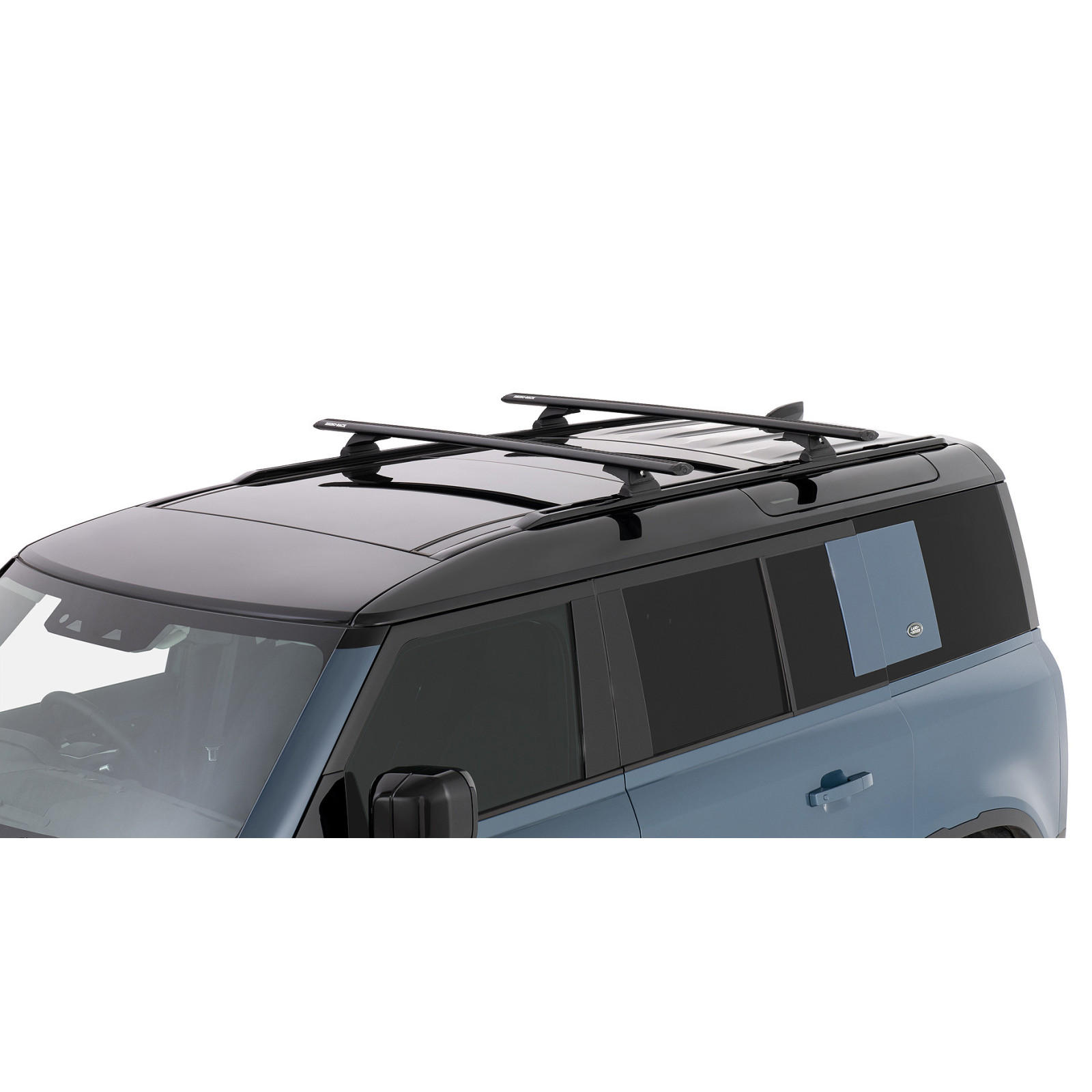 Kit 2 barres de toit noires RHINO-RACK Vortex RCL • JC-01410 