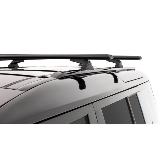 Kit 2 barres de toit noires RHINO-RACK Vortex RCL • JC-01410 