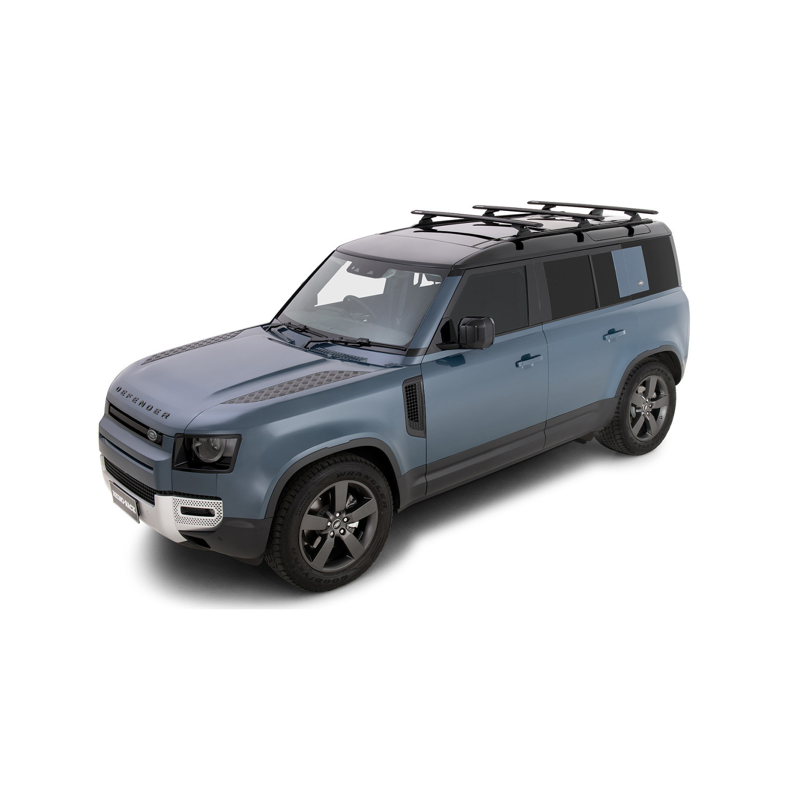 Kit 3 barres de toit noires RHINO-RACK Vortex RCL • JC-01411 