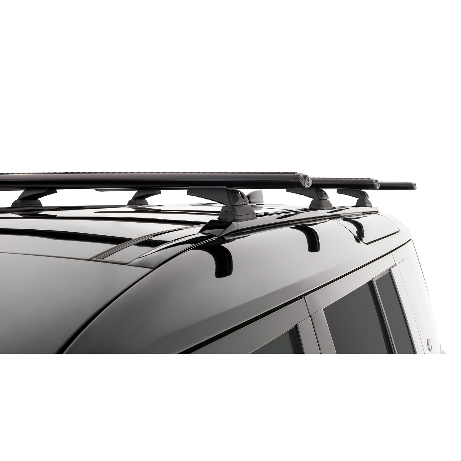 Kit 3 barres de toit noires RHINO-RACK Vortex RCL • JC-01411 