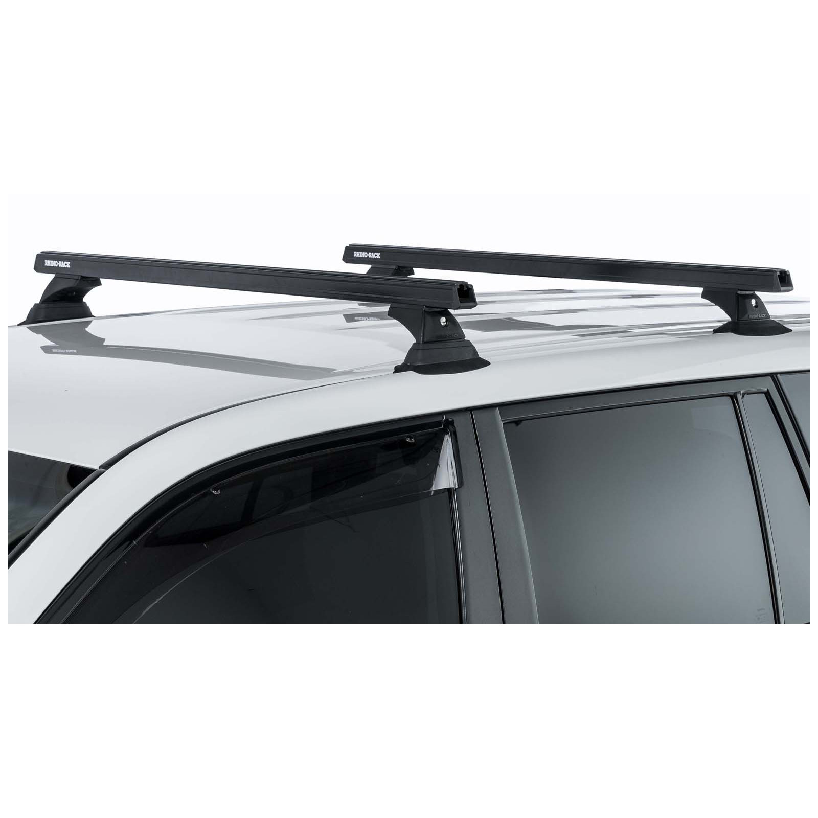 Kit 2 barres de toit noires RHINO-RACK Heavy Duty RCH • JC-01501 