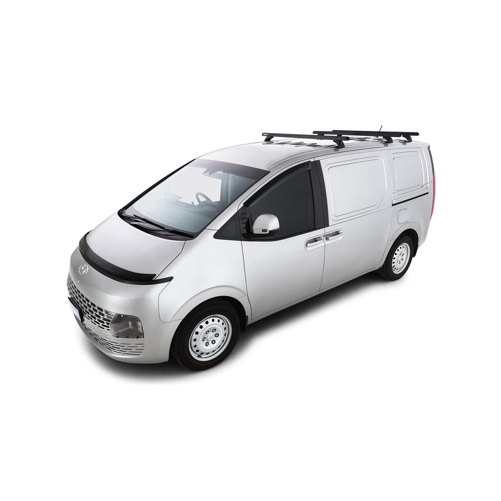 Kit 3 barres de toit noires RHINO-RACK Heavy Duty RCH • JC-01504 