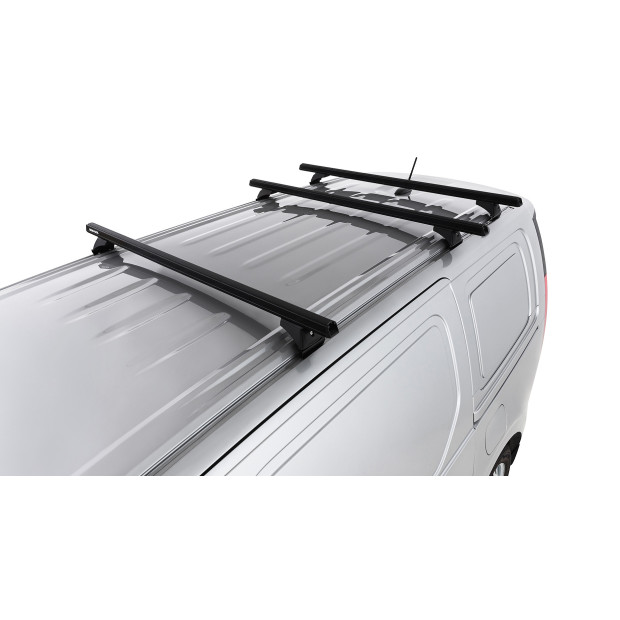 Kit 3 barres de toit noires RHINO-RACK Heavy Duty RCH • JC-01504 