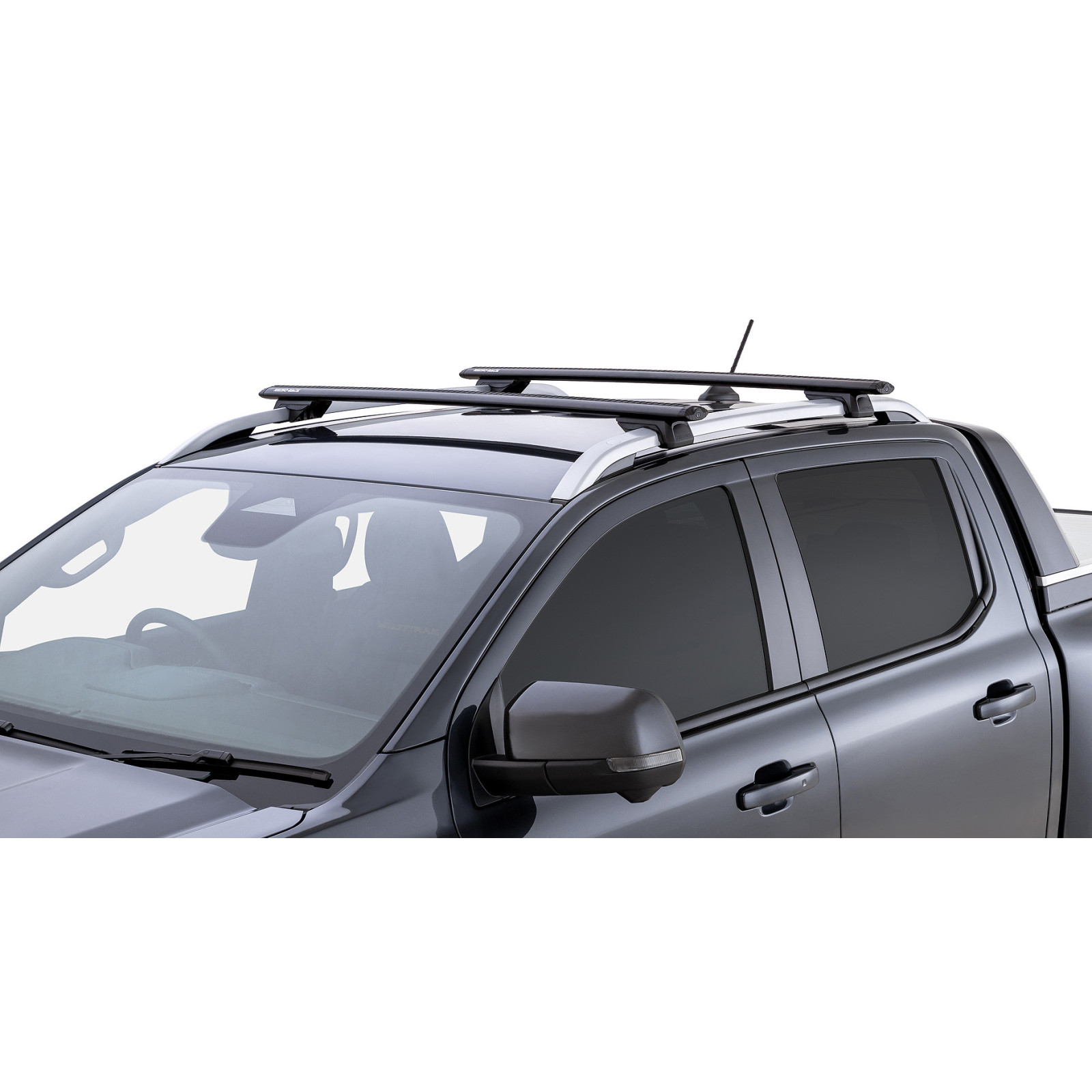 Kit 2 barres de toit noires RHINO-RACK Vortex RX • JC-01532 