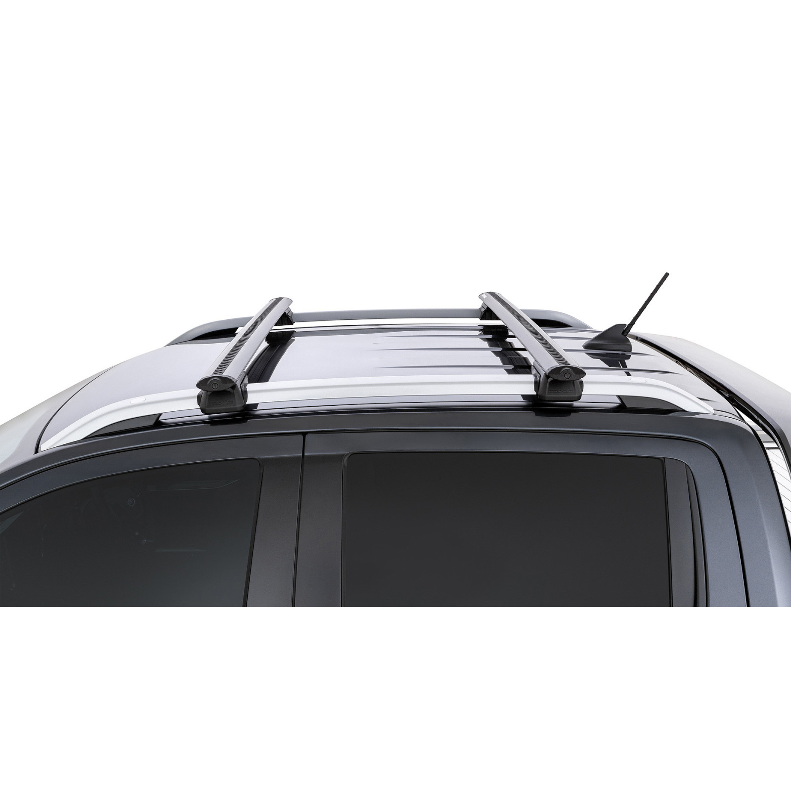 Kit 2 barres de toit noires RHINO-RACK Vortex RX • JC-01532 