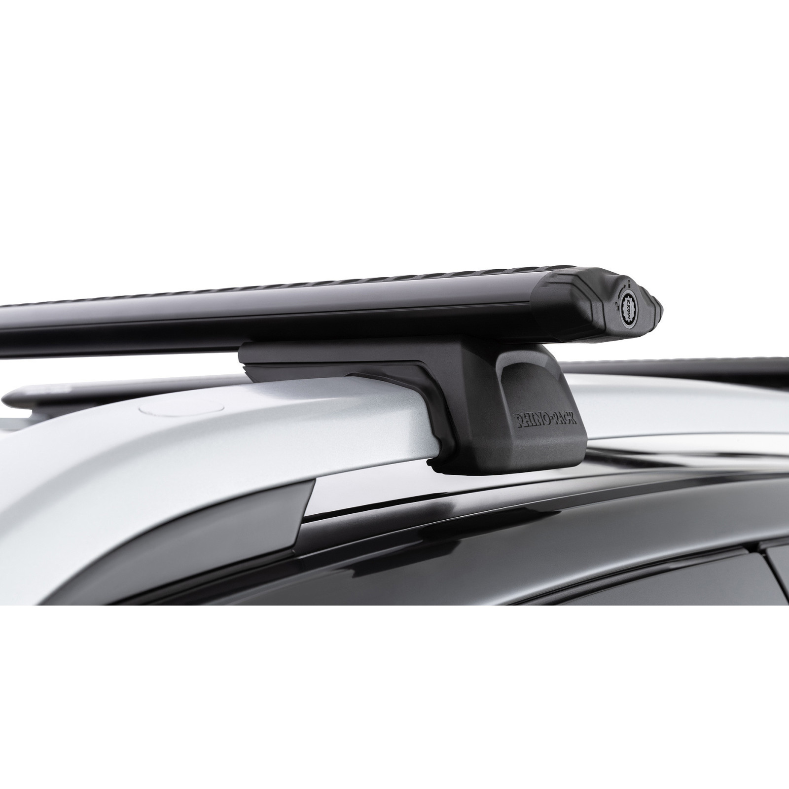 Kit 2 barres de toit noires RHINO-RACK Vortex RX • JC-01532 