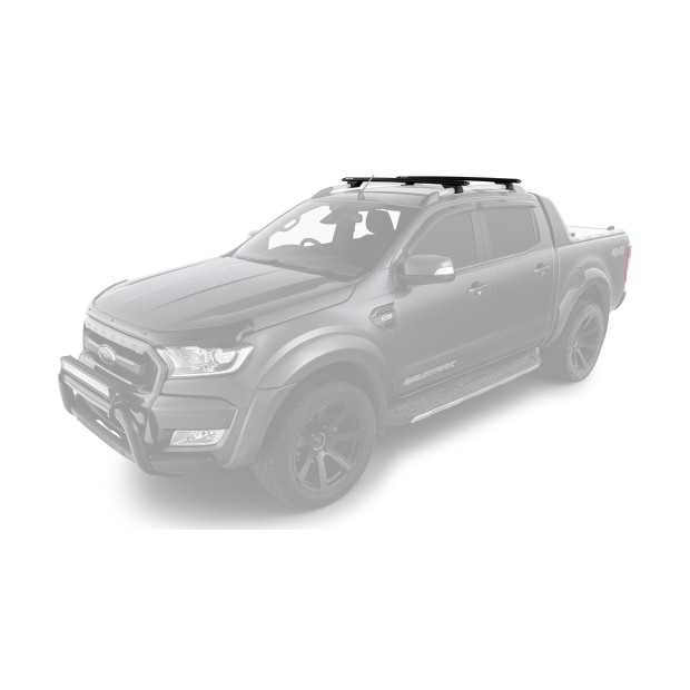 Kit 2 barres de toit noires RHINO-RACK Vortex RX • JC-01532 