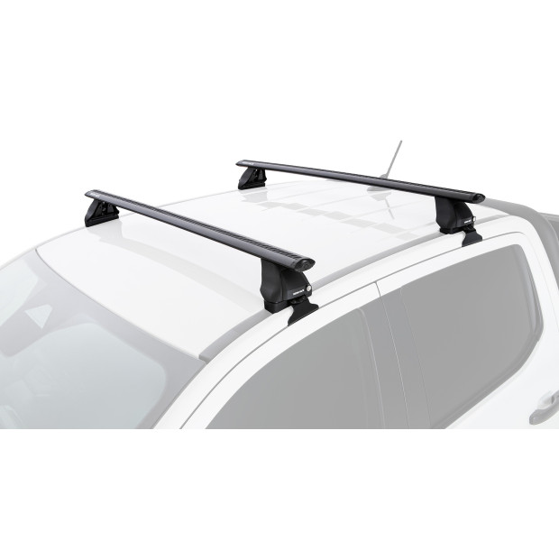 Kit 2 barres de toit noires RHINO-RACK Vortex 2500 • JC-01533 