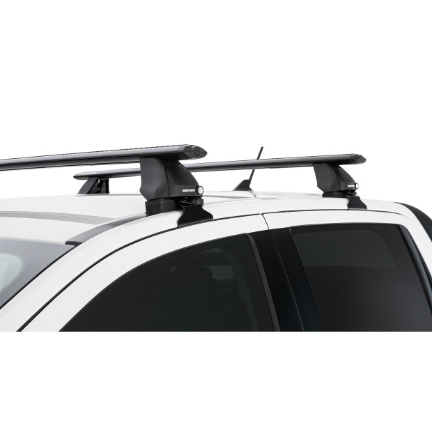 Kit 2 barres de toit noires RHINO-RACK Vortex 2500 • JC-01533 