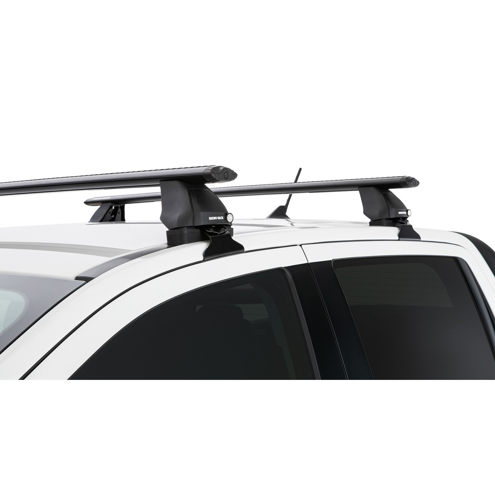 Kit 2 barres de toit noires RHINO-RACK Vortex 2500 • JC-01533 