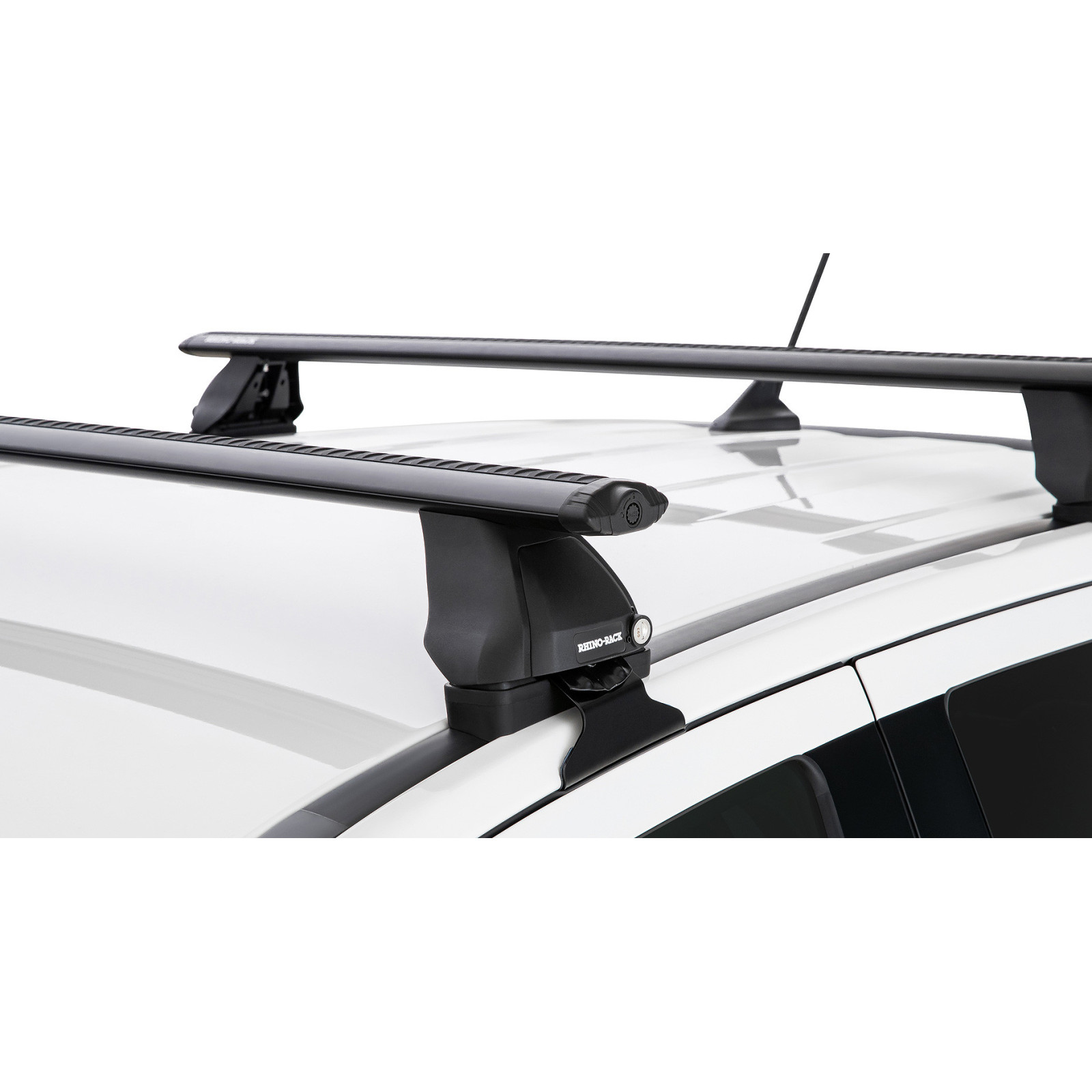 Kit 2 barres de toit noires RHINO-RACK Vortex 2500 • JC-01533 